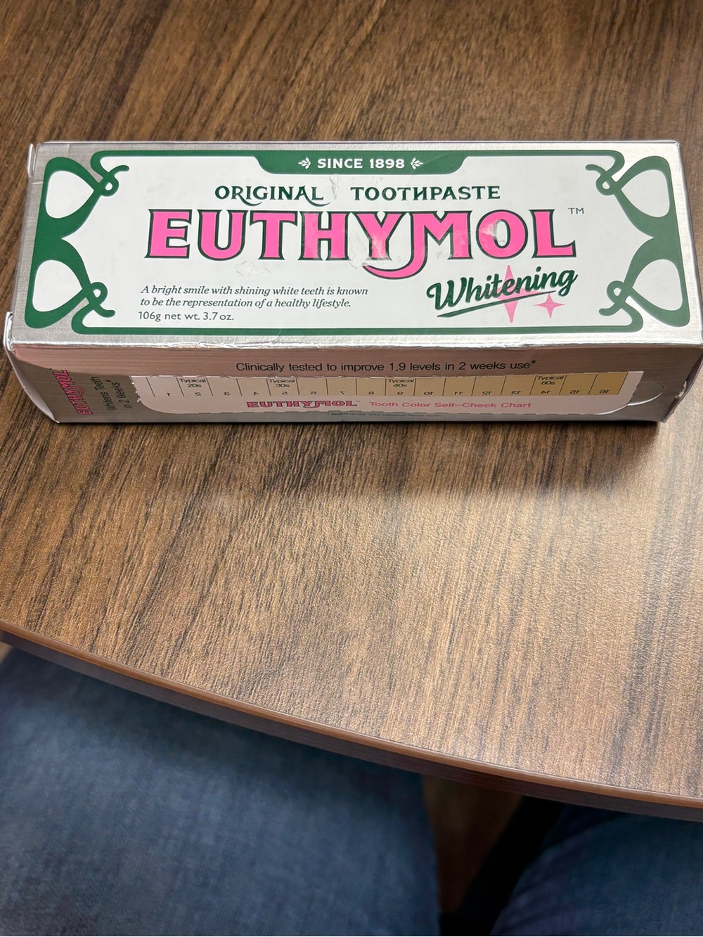 Euthymol Original Whitening Toothpaste - 3.7oz - New in Box